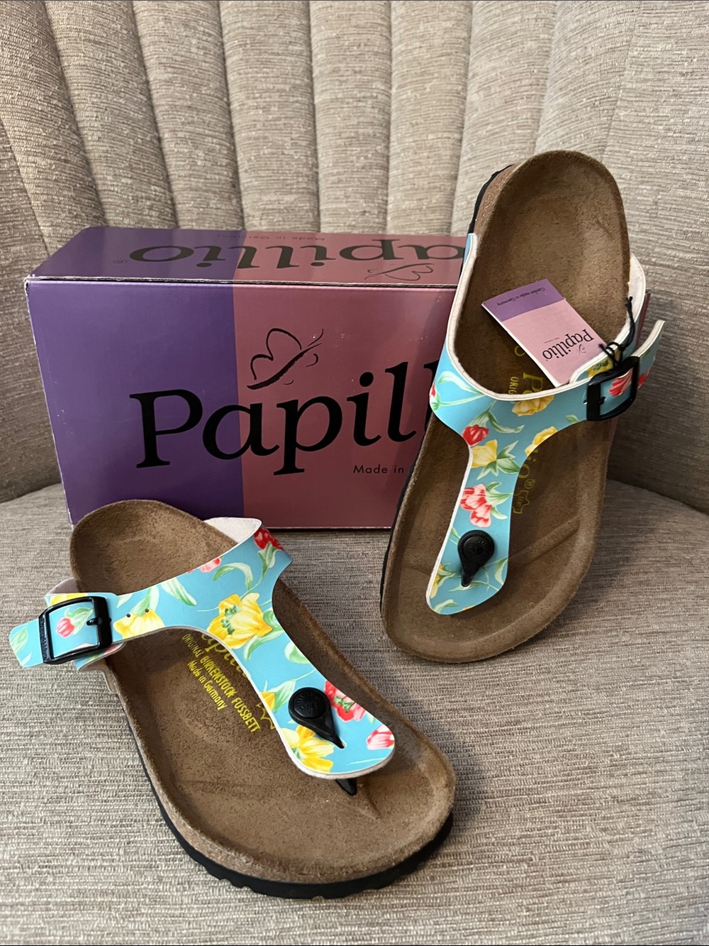 Papillio Floral Aqua Thong Sandals